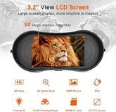 4K Night Vision Goggles, Digital Infrared Night Vision Binoculars for Adults